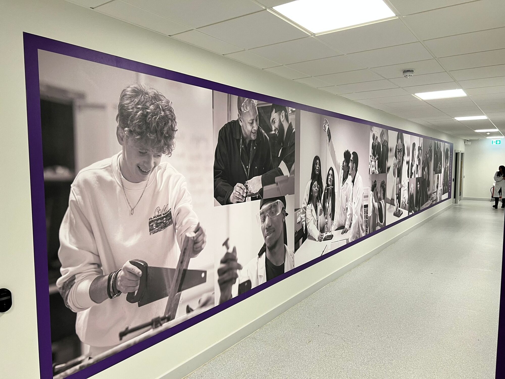 Sole signage partner across four colleges