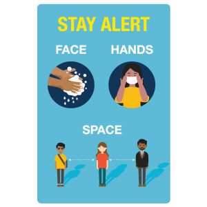 SD074 Stay Alert Sign - Display Signs